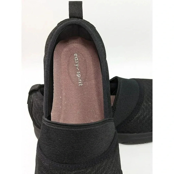Easy Spirit Women's Twist Black Fabric Slip-On Sneakers Size 7 W (MSRP $69) - Picture 5 of 8
